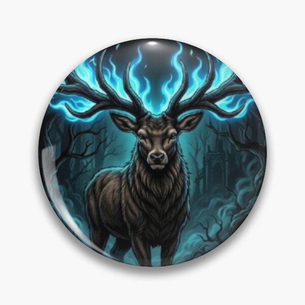 Item preview, Gothic Celestial Stag - Dark Fantasy Forest Aesthetic" designed and sold by NeoTeeFusion.