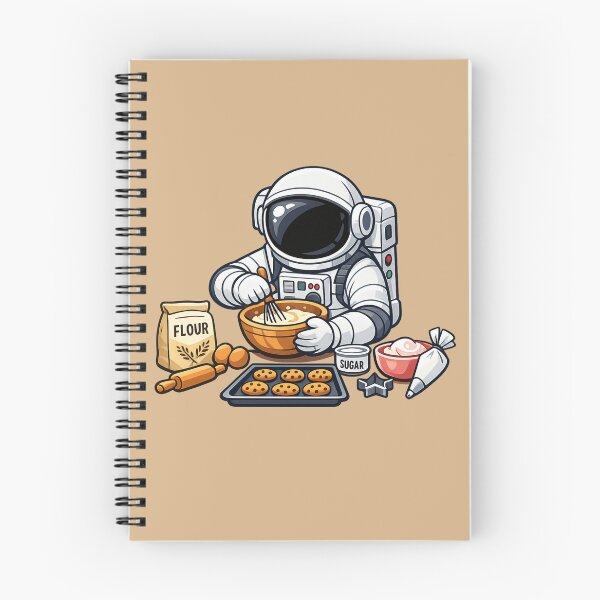 Item preview, Astronaut Baking Cookies designed and sold by BROHLine Studio.
