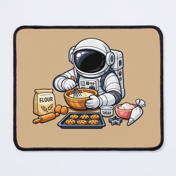 Item preview, Astronaut Baking Cookies designed and sold by BROHLine Studio.