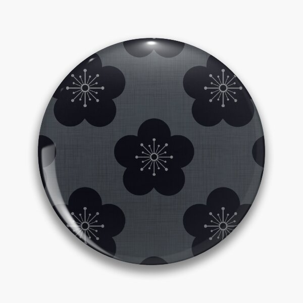Item preview, Japanese Plum Blossom-Bold-Gray designed and sold by Ama Zuan.