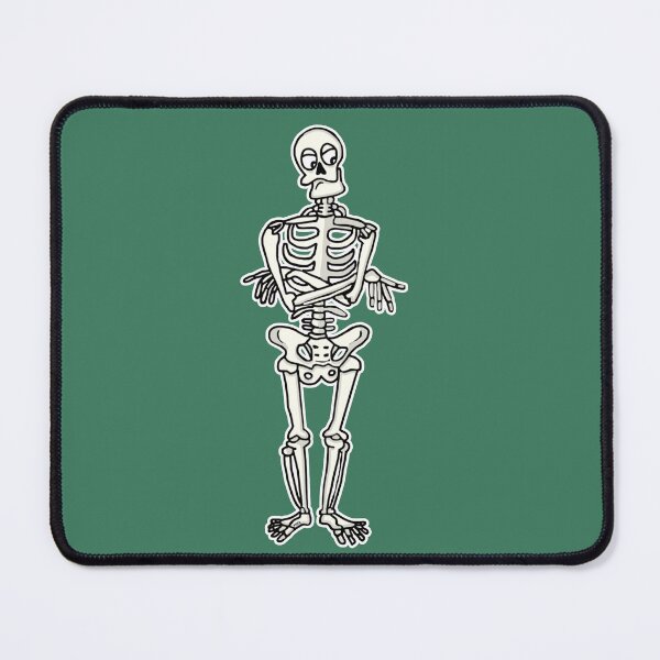 Item preview, Funny Skeleton Waiting Cartoon | Cute Spooky Halloween Waiting Meme designed and sold by MyxaART.