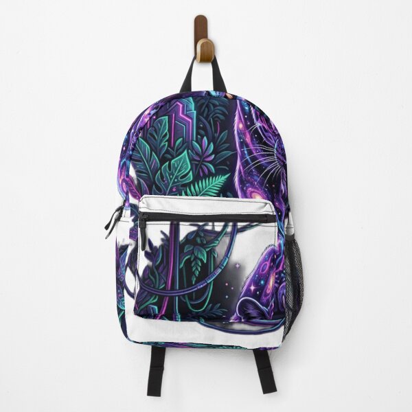 Item preview, "Cosmic Jungle Jaguar - Trippy Bioluminescent Galaxy" designed and sold by NeoTeeFusion.