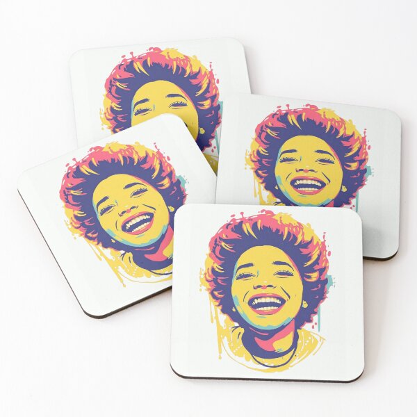 Item preview, Retro Pop Art Woman Portrait Colorful Neon Art designed and sold by ERODED SELF.