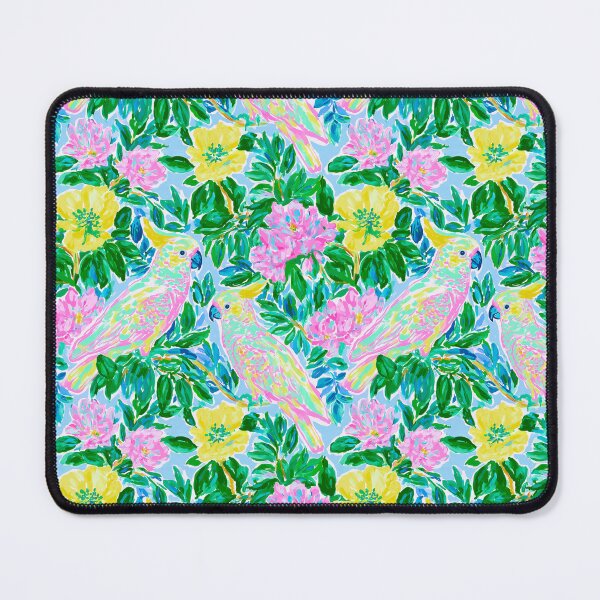 Item preview, Colorful Preppy Cockatoo Pattern designed and sold by ThePreppyArtist.
