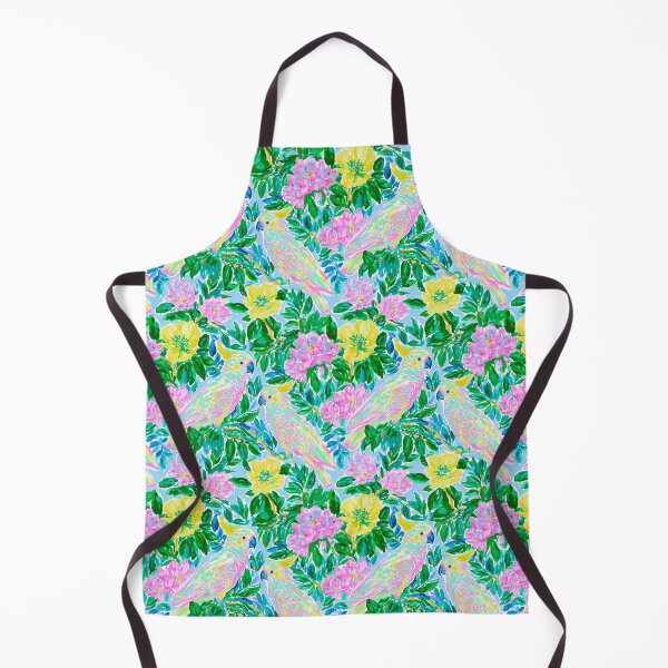 Item preview, Colorful Preppy Cockatoo Pattern designed and sold by ThePreppyArtist.