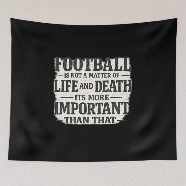 Item preview, Football Is More Important Than That Vintage Quote T-Shirt designed and sold by ArthUpscale.