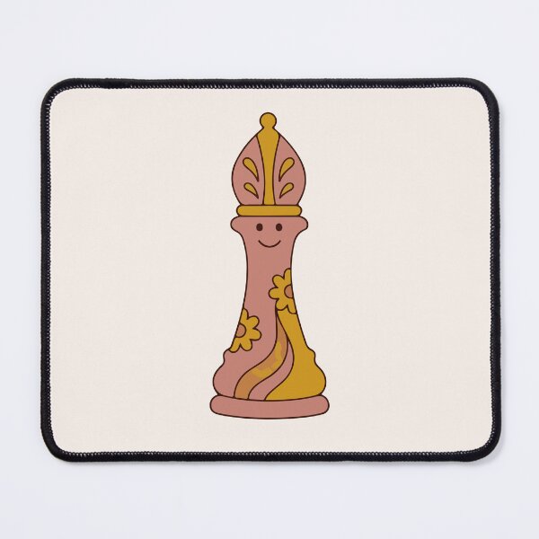 Item preview, Floral Chess Bishop – Cute Kawaii Chess Piece Art designed and sold by stylishdzign.