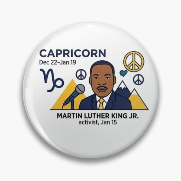 Artikelvorschau, Capricorn Legacy: Martin Luther King Jr. Zodiac Art entworfen und verkauft von layalistoresa.