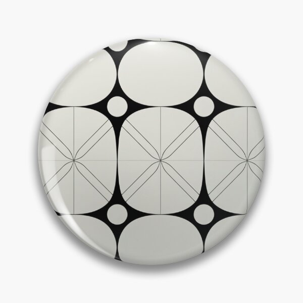 Item preview, Elegant Minimalist Geometric Pattern | Black White Seamless Repeat designed and sold by Midnight Veil Designs.