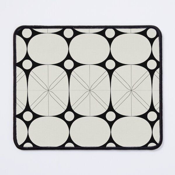 Item preview, Elegant Minimalist Geometric Pattern | Black White Seamless Repeat designed and sold by Midnight Veil Designs.
