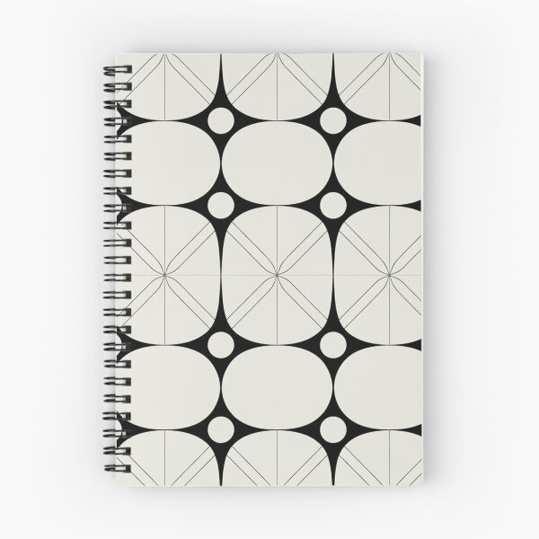 Item preview, Elegant Minimalist Geometric Pattern | Black White Seamless Repeat designed and sold by Midnight Veil Designs.