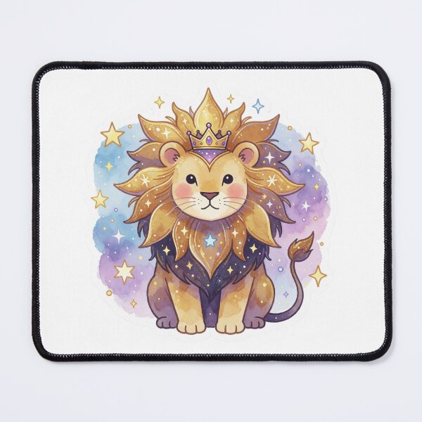 Item preview, Leo Zodiac Sticker | Celestial Lion Astrology Art designed and sold by AillustriaAK.