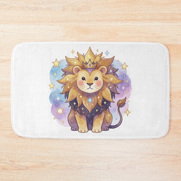 Item preview, Leo Zodiac Sticker | Celestial Lion Astrology Art designed and sold by AillustriaAK.