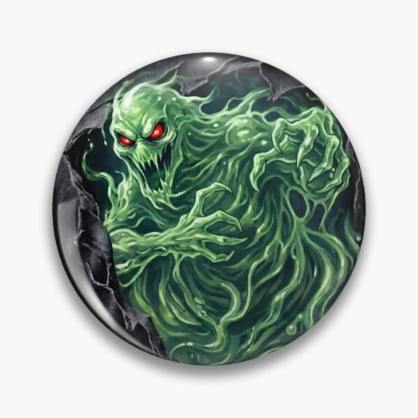 Item preview, Torn T-shirt Green Slime Ghost with Red Eyes designed and sold by MCVersa2026.