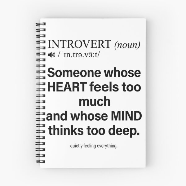 Item preview, Introvert Definition Aesthetic Dictionary Typography designed and sold by rebuZZ-Apparels-The Minimalistic Buzz.