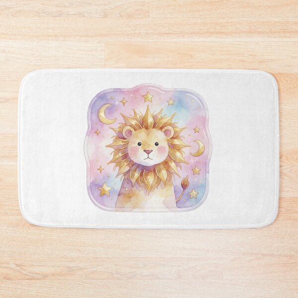 Item preview, Leo Zodiac Sticker | Celestial Lion Astrology Art designed and sold by AillustriaAK.