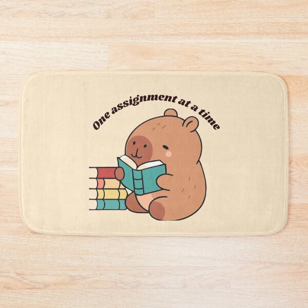 Item preview, One assignment at a time capybara  designed and sold by Thelazygrind.
