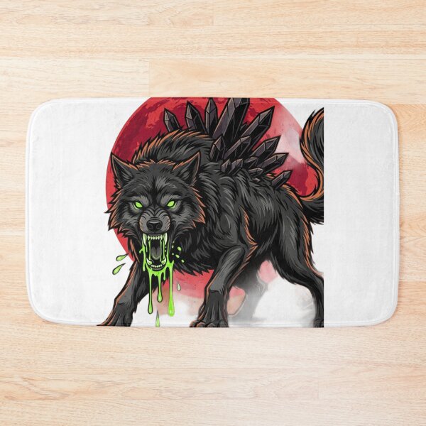 Item preview, Alpha Grim Wolf - Blood Moon Dark Fantasy" designed and sold by NeoTeeFusion.