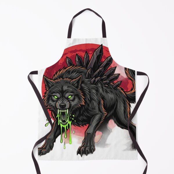 Item preview, Alpha Grim Wolf - Blood Moon Dark Fantasy" designed and sold by NeoTeeFusion.