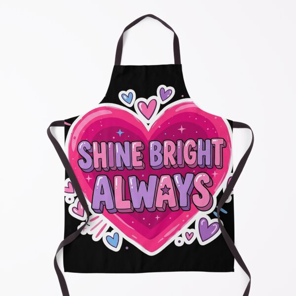 Item preview, Shine Bright Always Heart Inspirational Quote designed and sold by Owcomm.