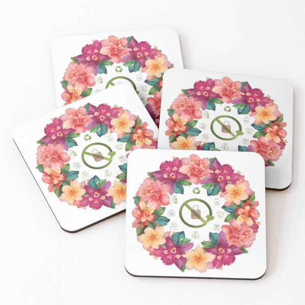 Item preview, Eco Friendly Floral Wreath No Plastic Zero Waste Art designed and sold by Luna-Flow.