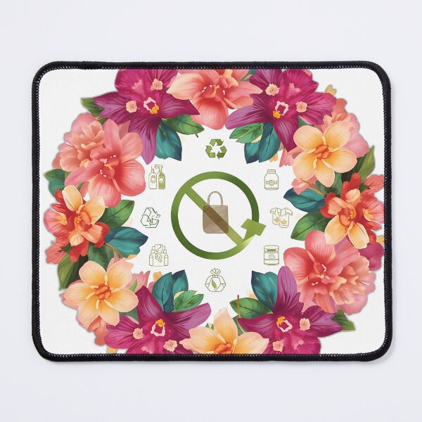 Item preview, Eco Friendly Floral Wreath No Plastic Zero Waste Art designed and sold by Luna-Flow.