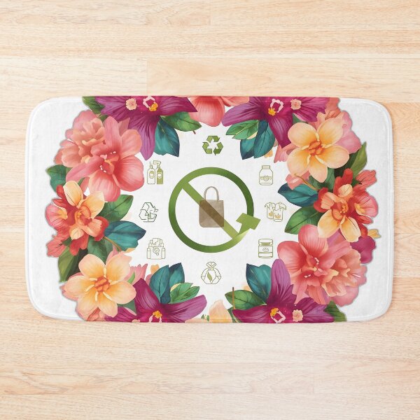Item preview, Eco Friendly Floral Wreath No Plastic Zero Waste Art designed and sold by Luna-Flow.