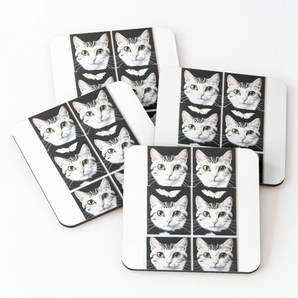 Item preview, Art - Emblematic Pop Art Style, Surrealist Cat Portrait designed and sold by DoodyPets.