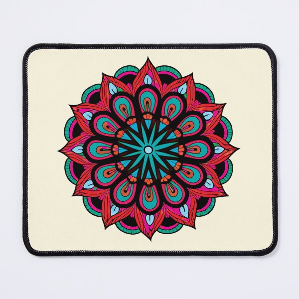 Item preview, Folk Mandala designed and sold by CharlottePlaceArt.