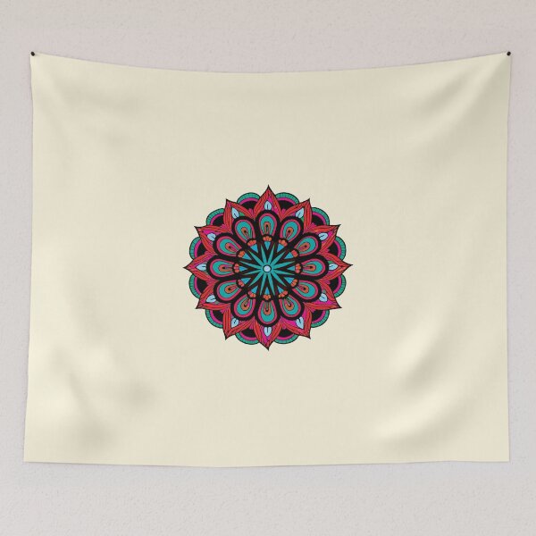 Item preview, Folk Mandala designed and sold by CharlottePlaceArt.