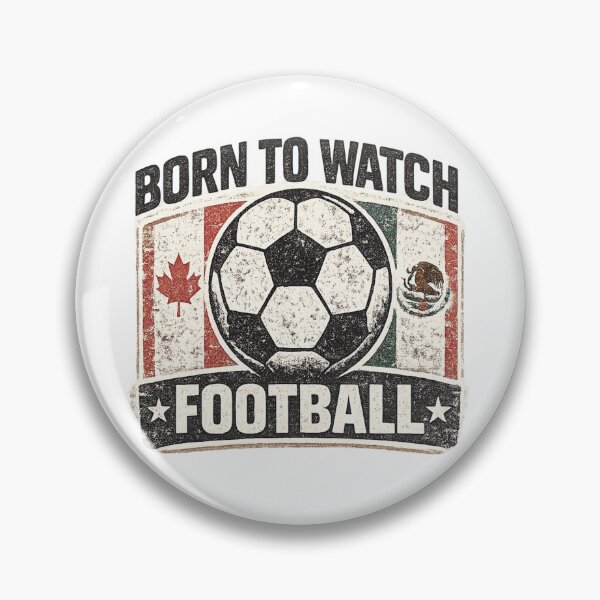 Item preview, Born To Watch Football Vintage Fan T-Shirt designed and sold by ArthUpscale.