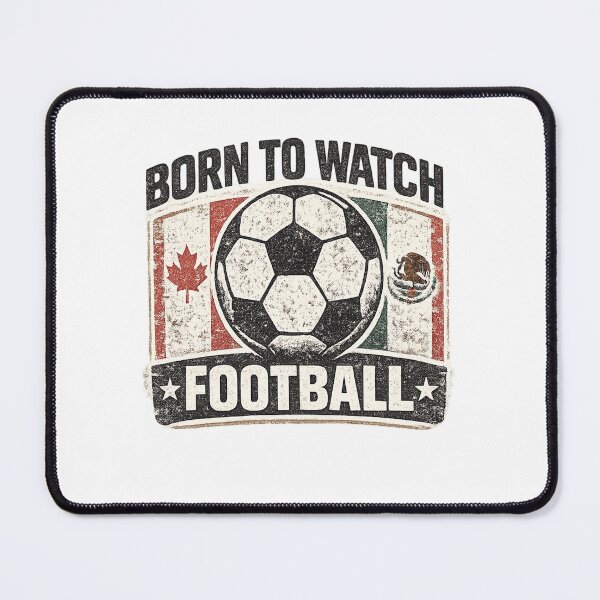 Item preview, Born To Watch Football Vintage Fan T-Shirt designed and sold by ArthUpscale.