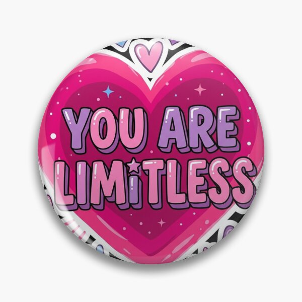 Item preview, You Are Limitless Pink Heart designed and sold by Owcomm.
