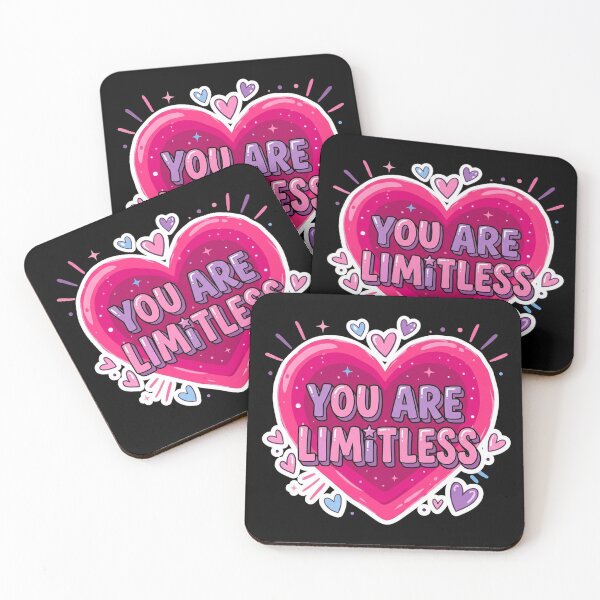 Item preview, You Are Limitless Pink Heart designed and sold by Owcomm.