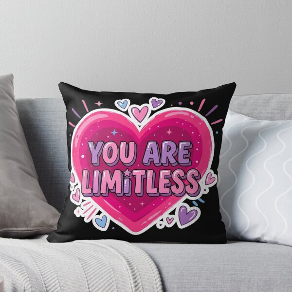 Item preview, You Are Limitless Pink Heart designed and sold by Owcomm.