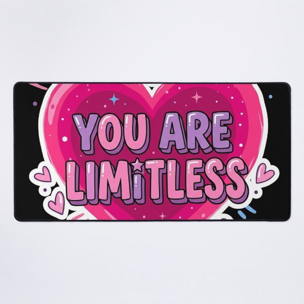 Item preview, You Are Limitless Pink Heart designed and sold by Owcomm.