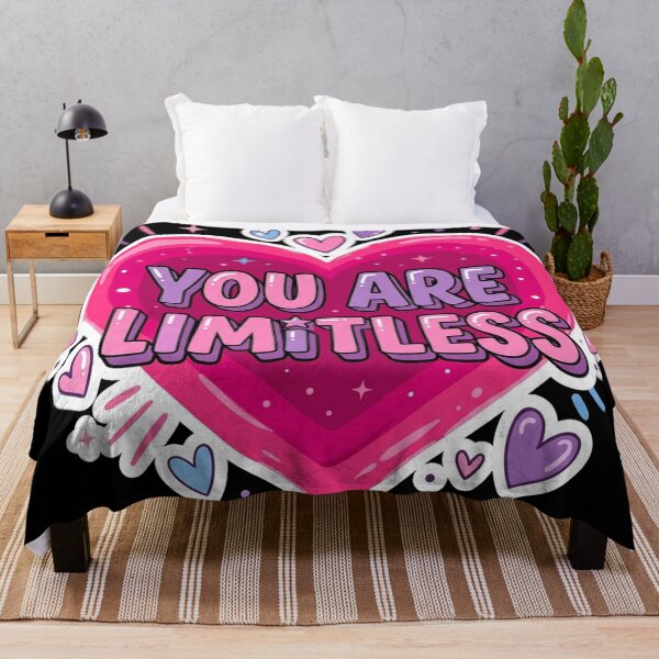 Item preview, You Are Limitless Pink Heart designed and sold by Owcomm.