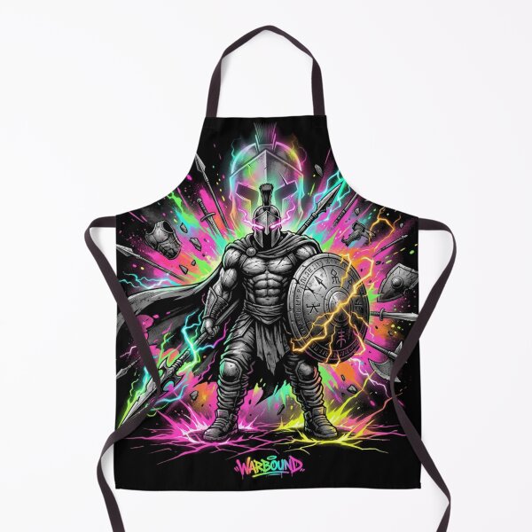 Item preview, Camiseta con grafiti de Ares Warbound | Arte callejero neón del dios griego de la guerra | Diseño urbano de mitología designed and sold by PLUSHIWORLDtm.