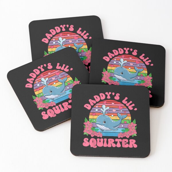 Item preview, Daddy's Lil Squirter Funny Retro Whale Inappropriate Gag Gift designed and sold by SaryaSmyth19.