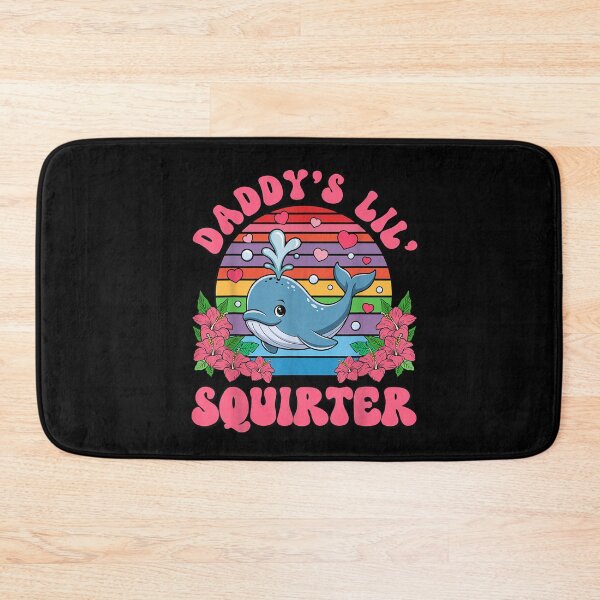 Item preview, Daddy's Lil Squirter Funny Retro Whale Inappropriate Gag Gift designed and sold by SaryaSmyth19.