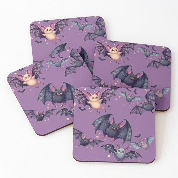 Item preview, Bats Bats Bats Kawaii Halloween designed and sold by NerdiPop.