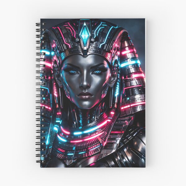Item preview, Cyberpunk Pharaoh: Neon Queen of Eternity designed and sold by Neo Tokio.