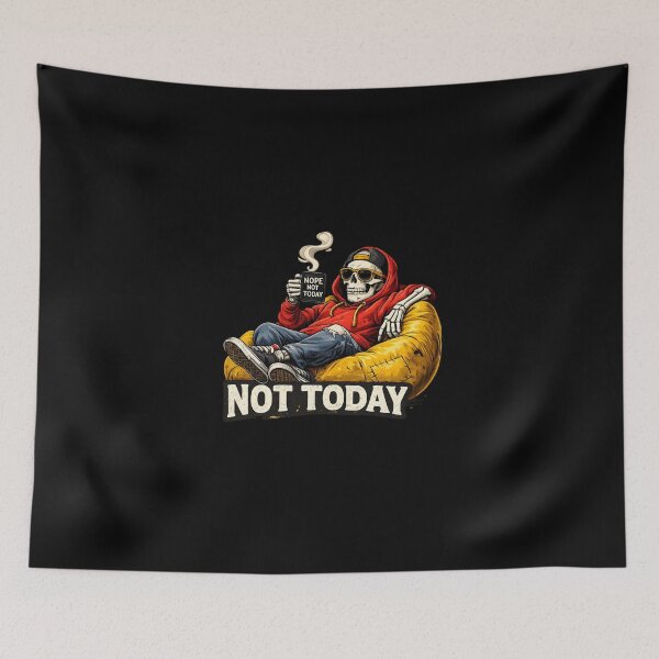 Item preview, Nope Not Today Skeleton designed and sold by TheZyro.