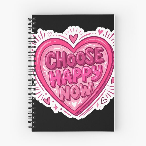 Item preview, Choose Happy Now Heart designed and sold by Owcomm.