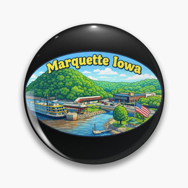 Item preview, Marquette iowa designed and sold by Broken Antler Designs .