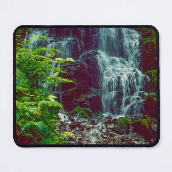 Item preview, Serene Forest Waterfall in the Columbia Gorge designed and sold by jklune.