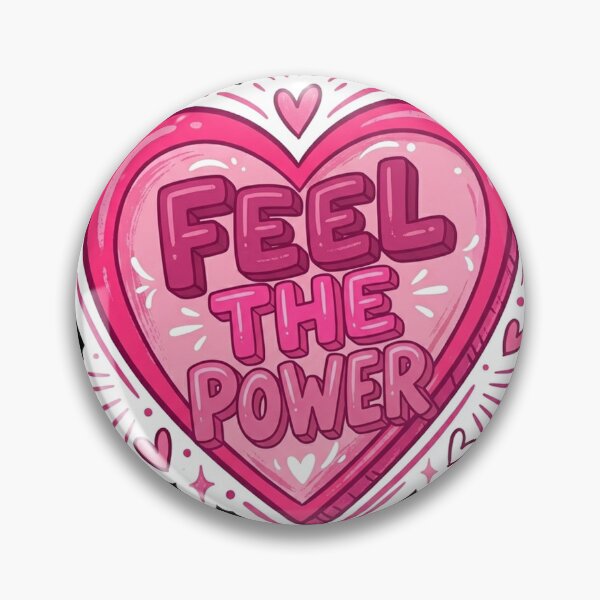 Item preview, Feel The Power Pink Heart designed and sold by Owcomm.