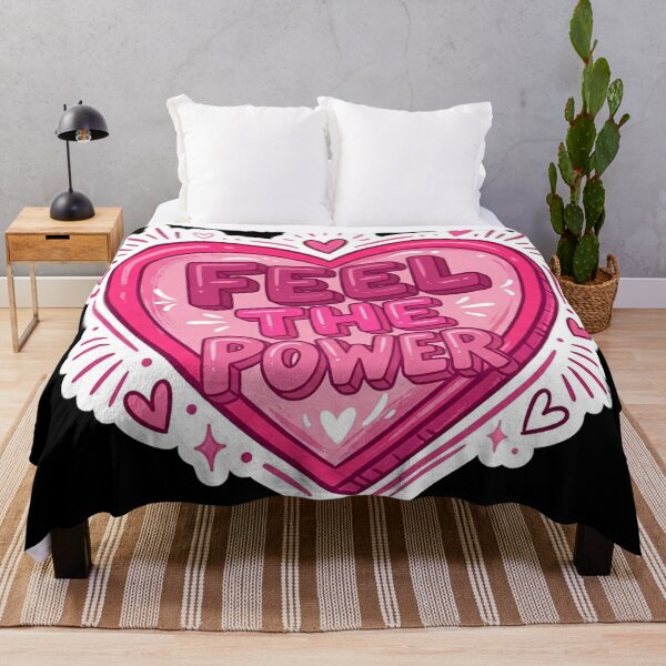 Item preview, Feel The Power Pink Heart designed and sold by Owcomm.