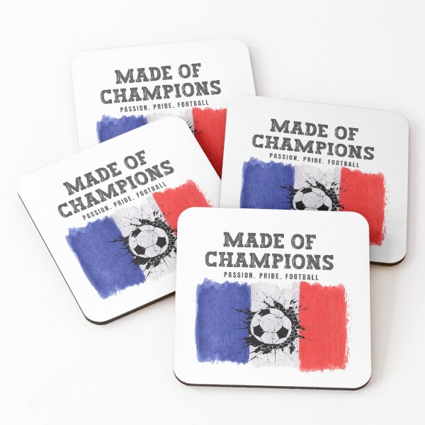 Item preview, Made of Champions France Soccer Fan T-Shirt | Passion Pride Football designed and sold by PodXDesigns.