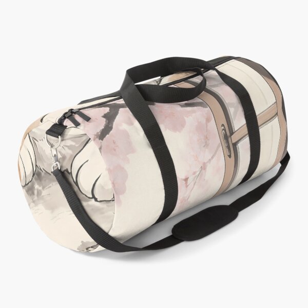 Item preview, Spring Nap: Sleeping Shiba Inu & Cherry Blossoms designed and sold by HezeOtakuArt.